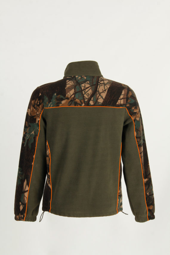 Felpa bicolore da caccia in pile