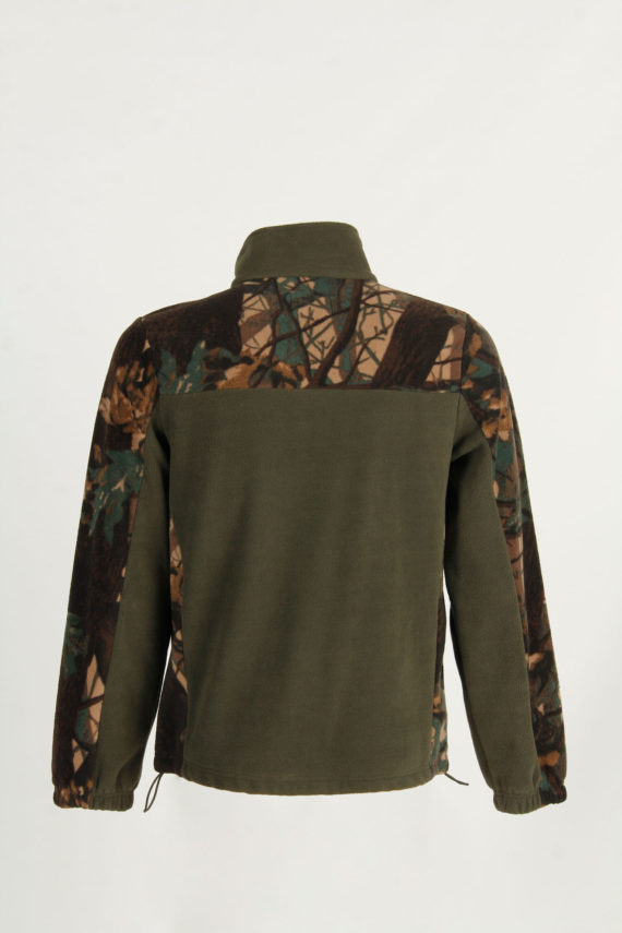 Felpa bicolore da caccia in pile